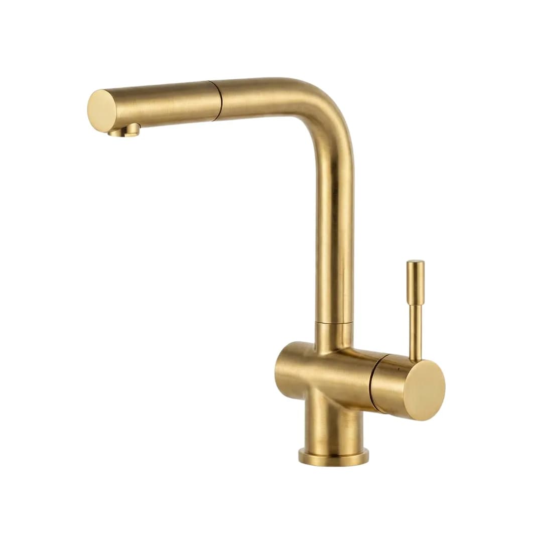 Kitchen Sink Faucet Pull Out (Hot & Cold) | Finish: Satin