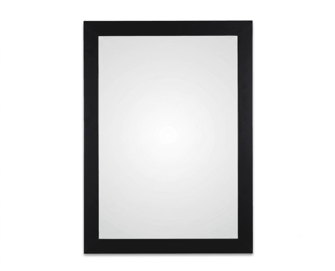 Valorosa Mirror With Frame 500 x 700 mm | Compatible With Valorosa Wall Mounted Vanity Cabinet (Dark Brown)