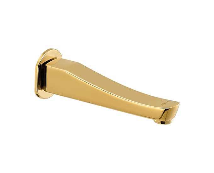 Perla Bath Spout With Wall Flange | Chrome Finish