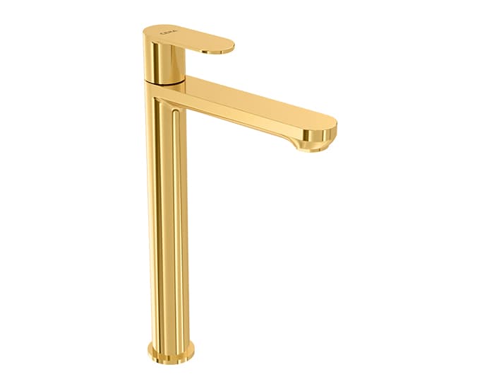 Curve Pillar Cock Tall (Cold Water Only) With (12") Long Extended Body | Chrome Finish
