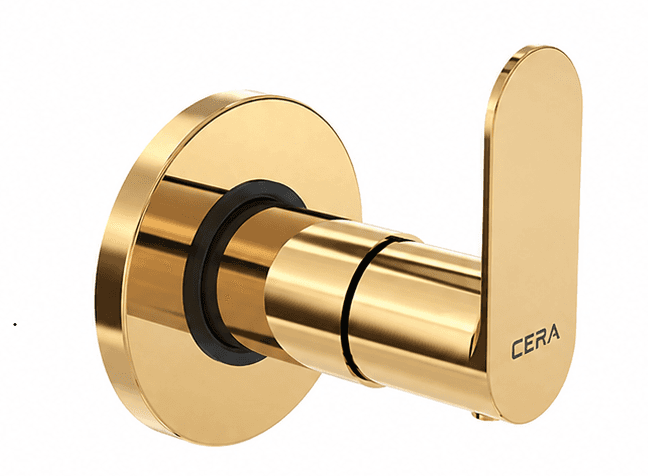 Curve Exposed Part for Concealed Stop Cock | Chrome Finish | Compatible With Concealed part F4050502