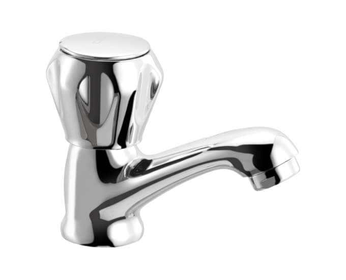 Ocean Pillar Cock (Cold Water Only) | Chrome Finish