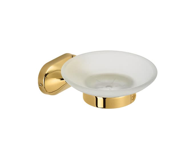 Icon Soap Dish (Glass) | Chrome Finish