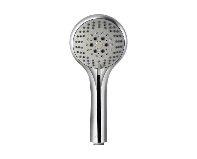 Hand Shower 105 mm Dia (4") With 5 Flow | Wall Hook and 1.5 Metre Hose | ABS Body | Delight, Flux, Spa, Gentle & Magic Spray Mode | Chrome Finish