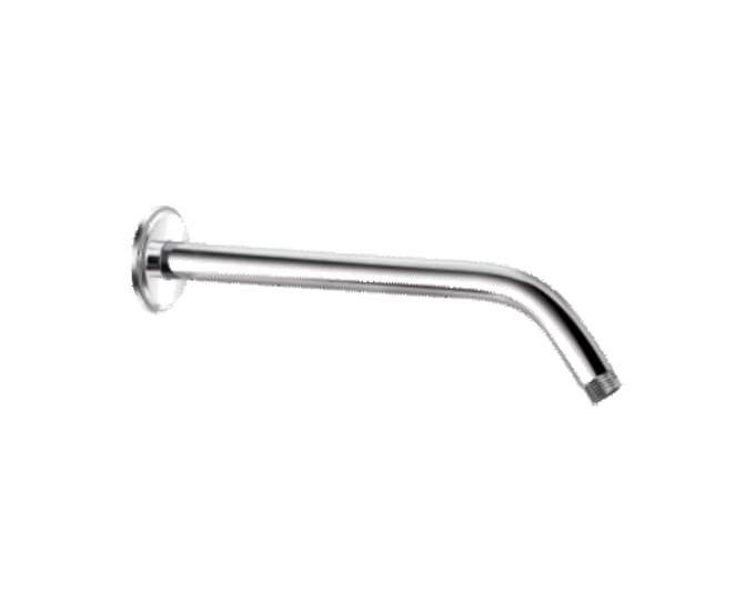 Overhead Shower Arm Round 305 mm (12") With Wall Flange | Chrome Finish