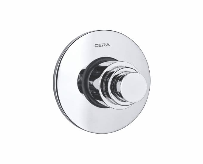 Flush Valve Concealed Push Type (Dual Flush) 32 mm (1.25") | With Round Flange | Chrome Finish