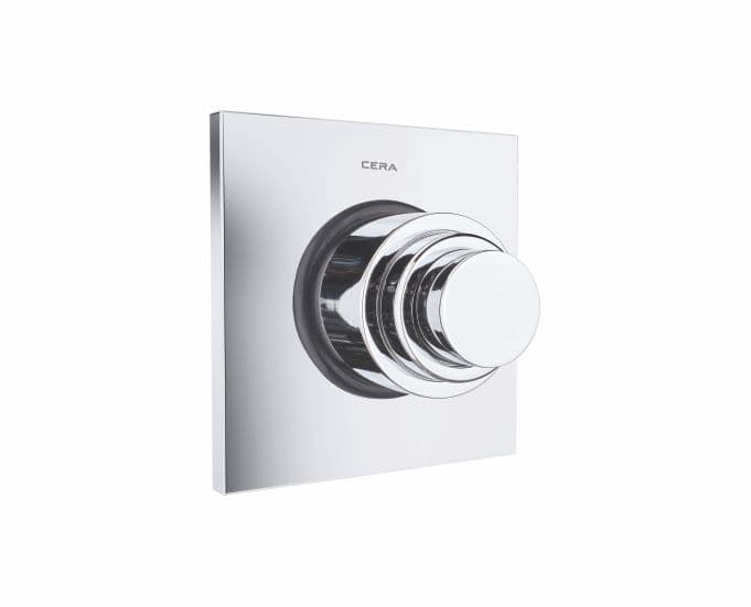 Flush Valve Concealed Push Type (Dual Flush) 32 mm (1.25") | With Square Flange | Chrome Finish
