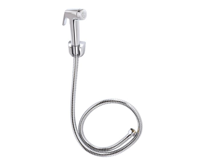 Health Faucet ABS Body With 1 Metre Stainless Steel Braided Connection Pipe | Chrome Finish