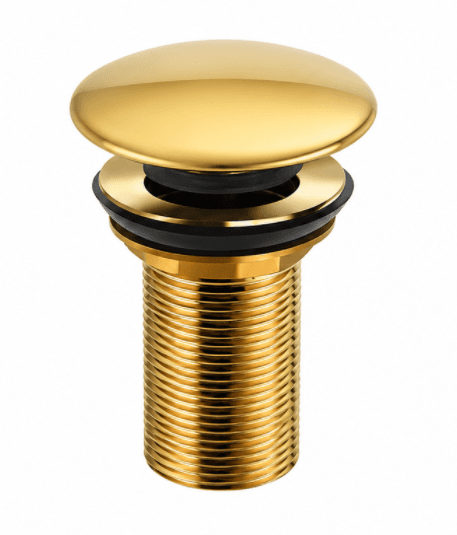 Waste Coupling With Ceramic Pop-Up Push Type | Full Thread 32 mm | Ceramic Finish