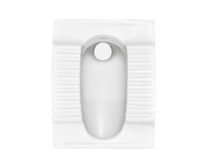 Covyna Orissa Pan Squatting Pan | Finish: Snow White | Size: 580 x 440 mm