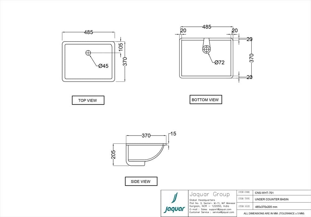 Jaquar 701 - CNS-WHT-701 — image 2