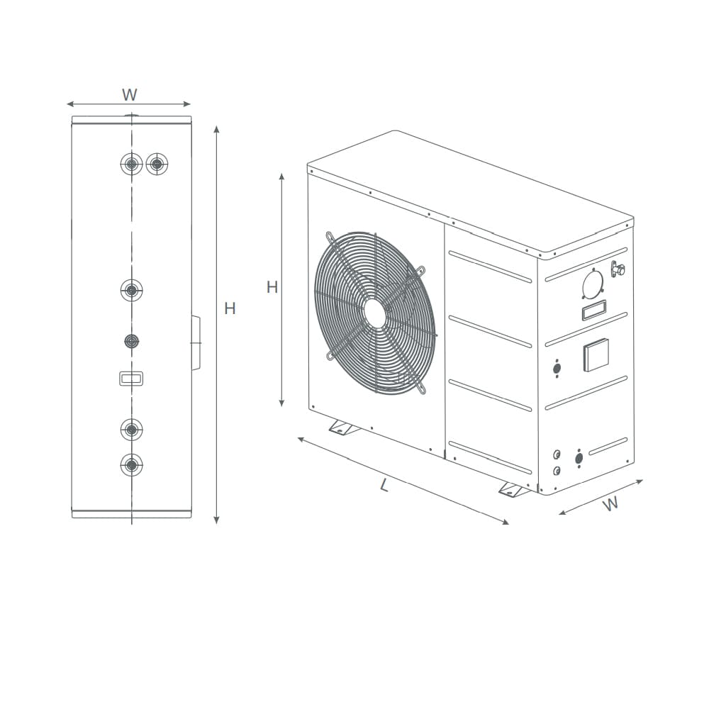 Jaquar Heat Pump Integra X White - White — image 2