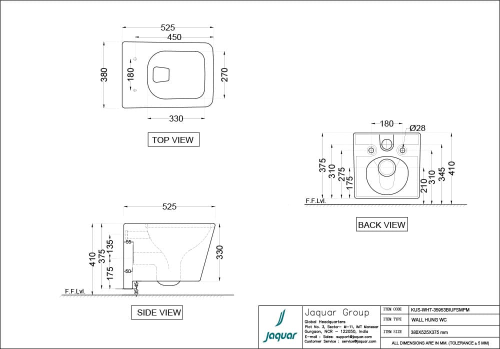 Jaquar 35953BIUFSMPM - KUS-WHT-35953BIUFSMPM — image 2