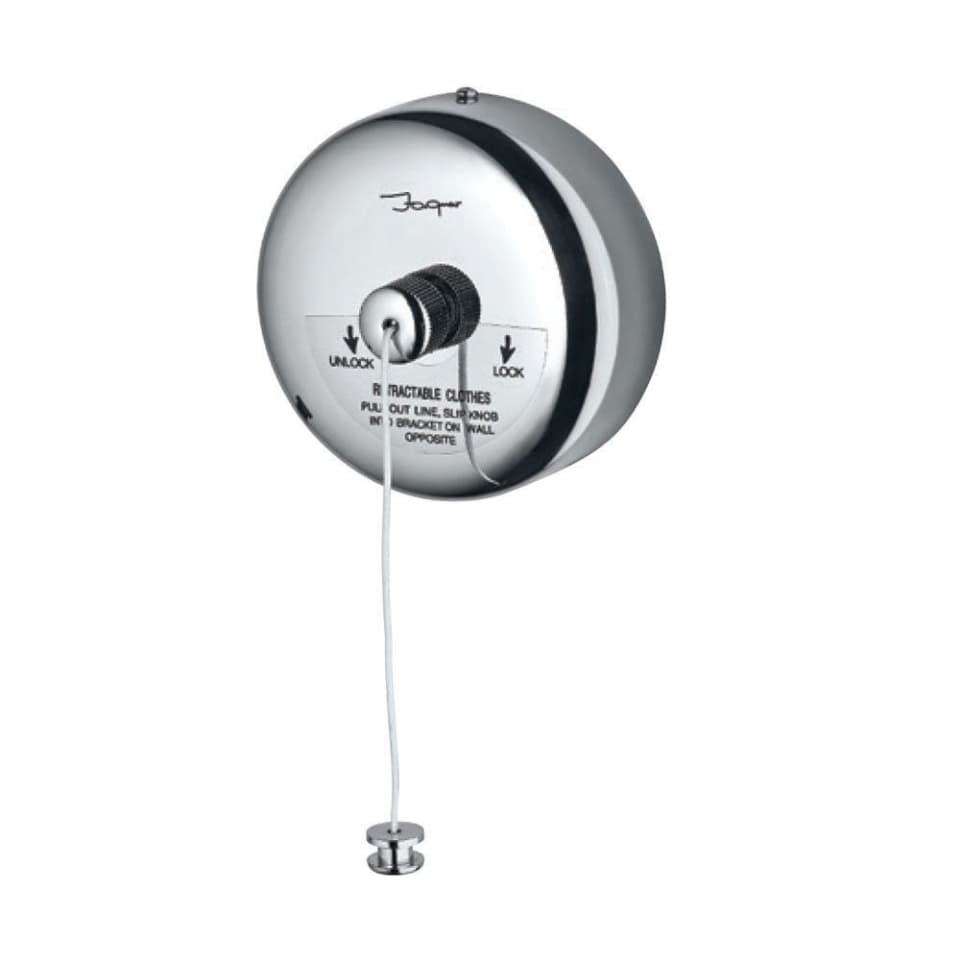 Cloth Liner Retractable | Chrome Finish | Stainless Steel