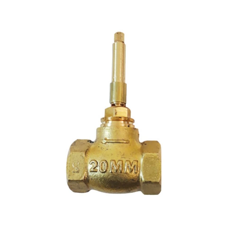 Concealed stop cock regular body suitable for 20 mm Pipe Line with spindle extension & Plastic Protection Cap (without Exposed Parts) | Chrome Finish | Material: Brass
