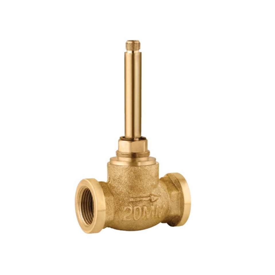 Concealed Part of Stop Cock Suitable For 20 mm Pipeline with Protection Cap (without Exposed Parts) | Right Hand Trim Kit | Chrome Finish | Material: Brass