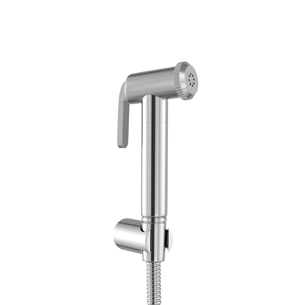 Health Faucet with 8 mm Dia, 1 Meter Long Flexible Tube & Wall Hook | Chrome Finish