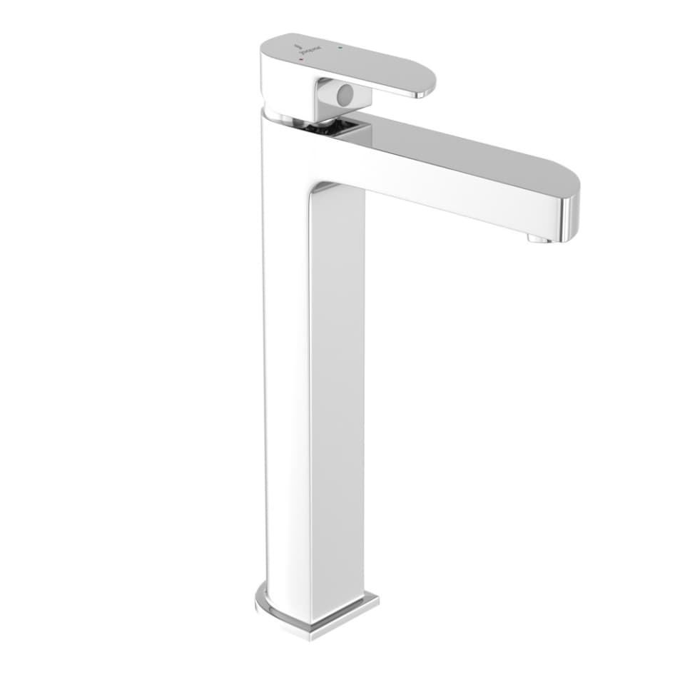 Alive Single Lever Basin Mixer (Hot & Cold Water) | Chrome Finish | With 190 mm Tall and 600 mm Braided Connection Pipe