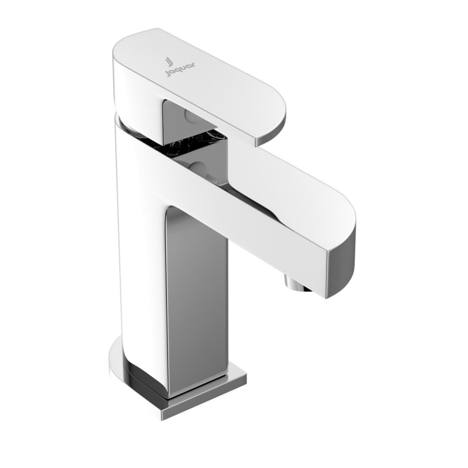 Alive Single Lever Basin Mixer (Hot & Cold Water) | Chrome Finish | With 450 mm Braided Connection Pipe