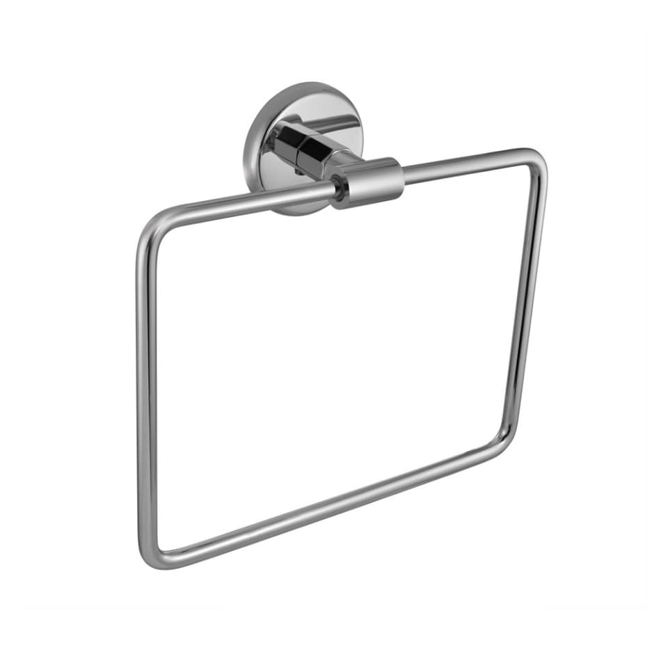 Towel Ring Square | Chrome Finish | Stainless Steel