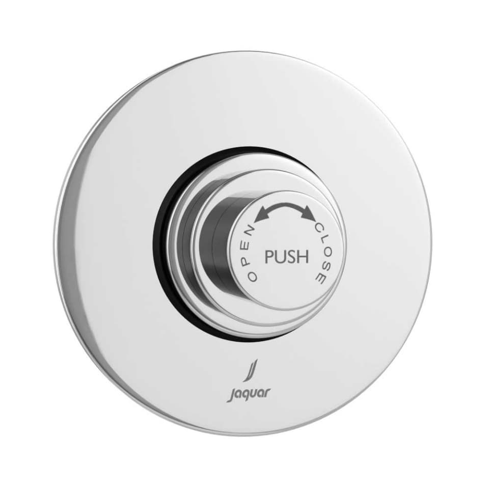 Flush Valve Dual Flow 32 mm Size (Concealed Body) with Exposed Shut off Provision & Round Flange | Finish: Chrome
