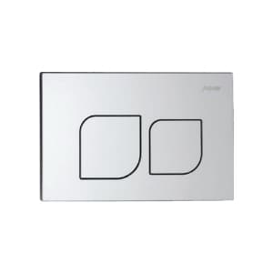 Flush Plate for concealed cistern | Alive Series | Dual flush push buttons | Suitable with JCP-WHT-2400S, 2400WS, 2400FS | Finish: Chrome