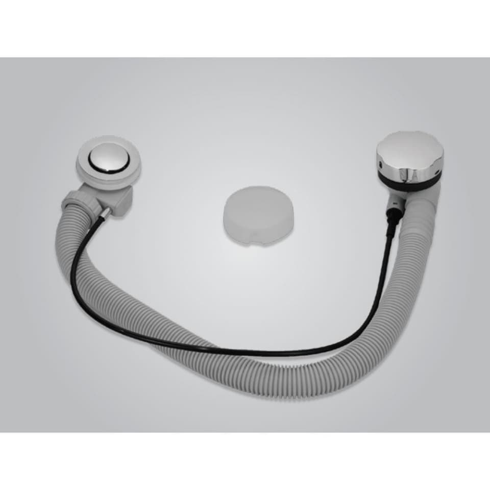 Drain Pipe 70 mm Chrome-plated for bathtub waste connection suitable with JBT-WHT-FONT160X & JBT-WHT-FONT180FX | Material: Brass / Chrome