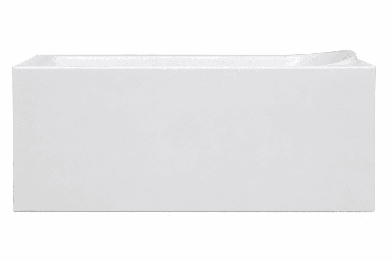 Fonte Side Panel for Freestanding Bath Tub 1800 mm Suitable with JBT-WHT-FONT180X | Premium Acrylic, Gloss White