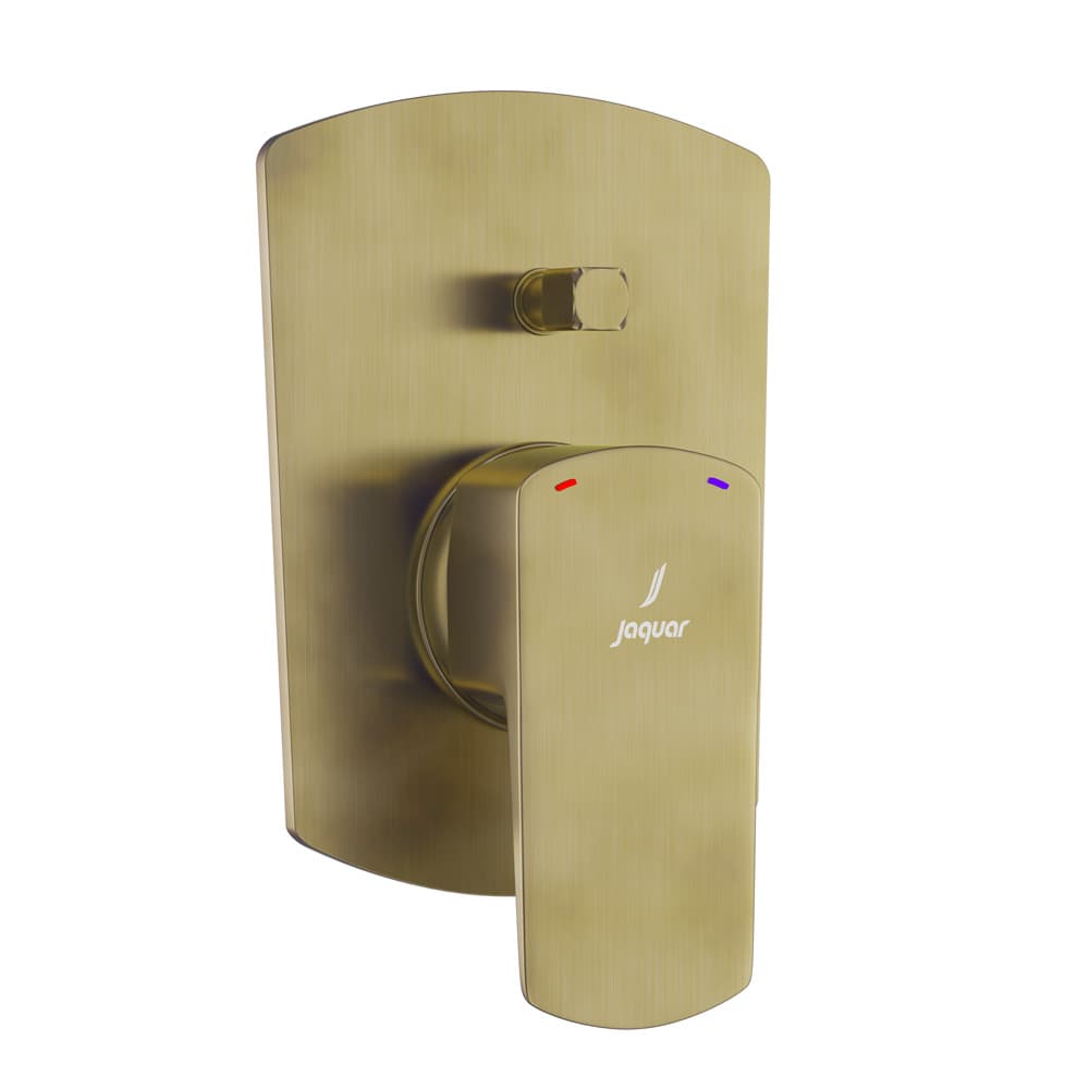 Kubix Prime Exposed Parts Kit of Single Lever Hi-Flow Diverter | Chrome Finish | Compatible with ALD-079 Concealed Body (sold separately) | Material: Brass