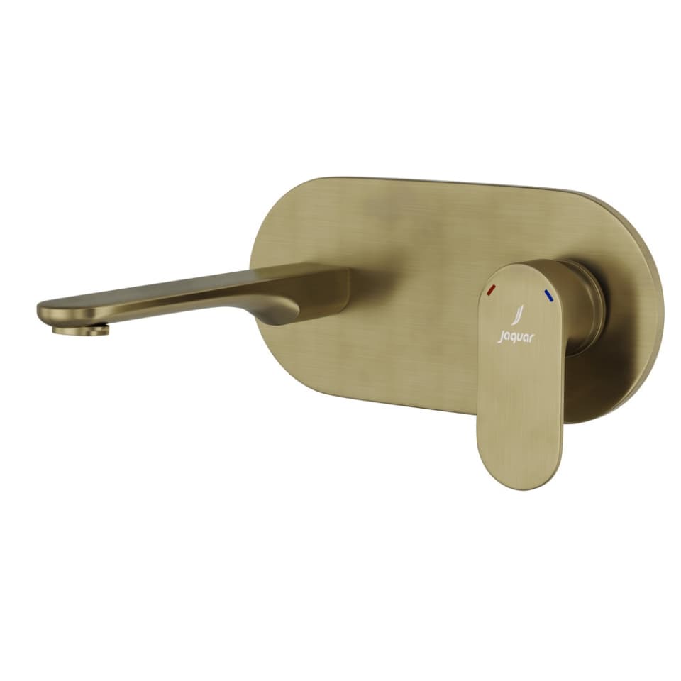 Opal Prime Single Lever Exposed Parts Kit of Wall Mounted Basin Mixer (Hot & Cold Water) | Compatible with ALD-233 Concealed Body (sold separately) | Chrome Finish | Material: Brass