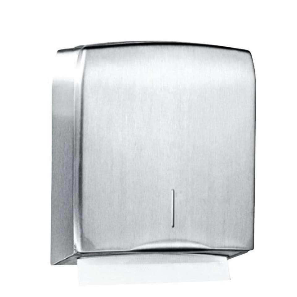 Paper Towel Dispenser - Towels with c/z Folds - Wall Mounted | Capacity: 400-600 C/Z towels | Finish: Satin Finish