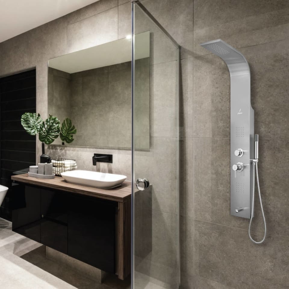 Project Shower Panel | Size: 1400 x 200 mm | With Anti Finger Print In Stainless Steel Finish | Suitable in place of  Wall MIxer