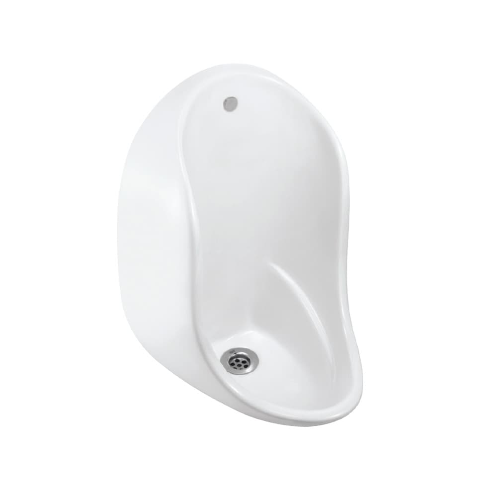 Urinal with Spreader Hole and Fixing Accessories | Size: 355 x 340 x 535 mm | Finish: White | Material: Ceramic