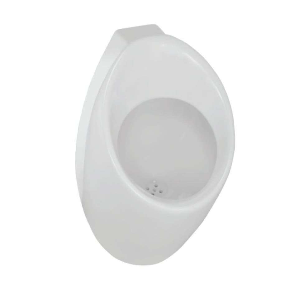 Urinal (Back Inlet) with Fixing Accessories | Size: 340 x 325 x 650 mm | Finish: White | Material: Ceramic