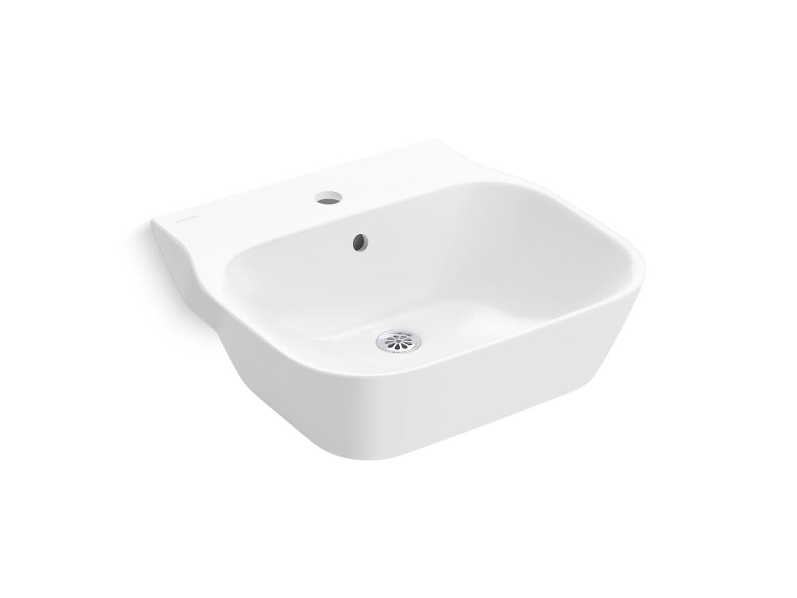 Span™ Wash Basin 570 mm With Tap Hole | White Finish