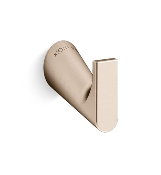 Complementary™ Single Robe Hook | French Gold Finish