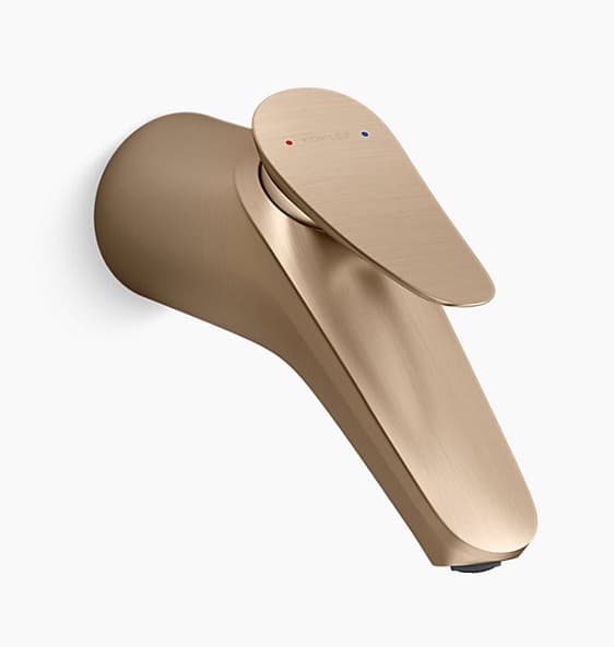 Fluence Single Lever Basin Mixer (Hot & Cold Water) | Exposed Part With Concealed Part | Chrome Finish