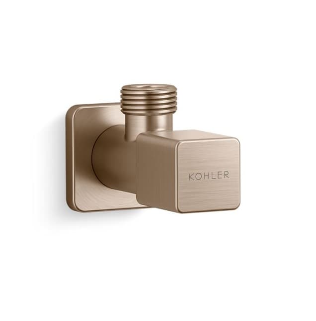 Angle Valve Square With Flange | Chrome Finish