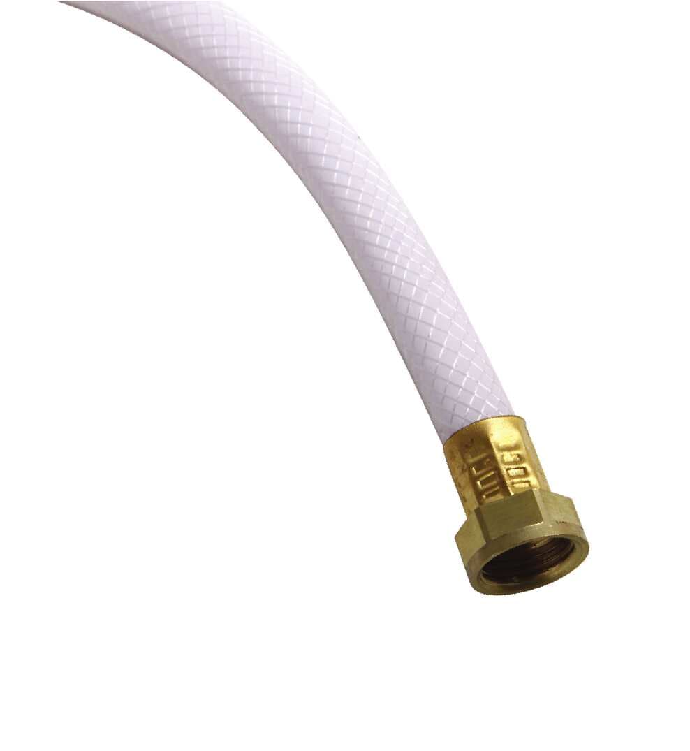 Connection Pipe with Brass Nut | Size: 18" | Ensures Tight Leak Resistant Fitting
