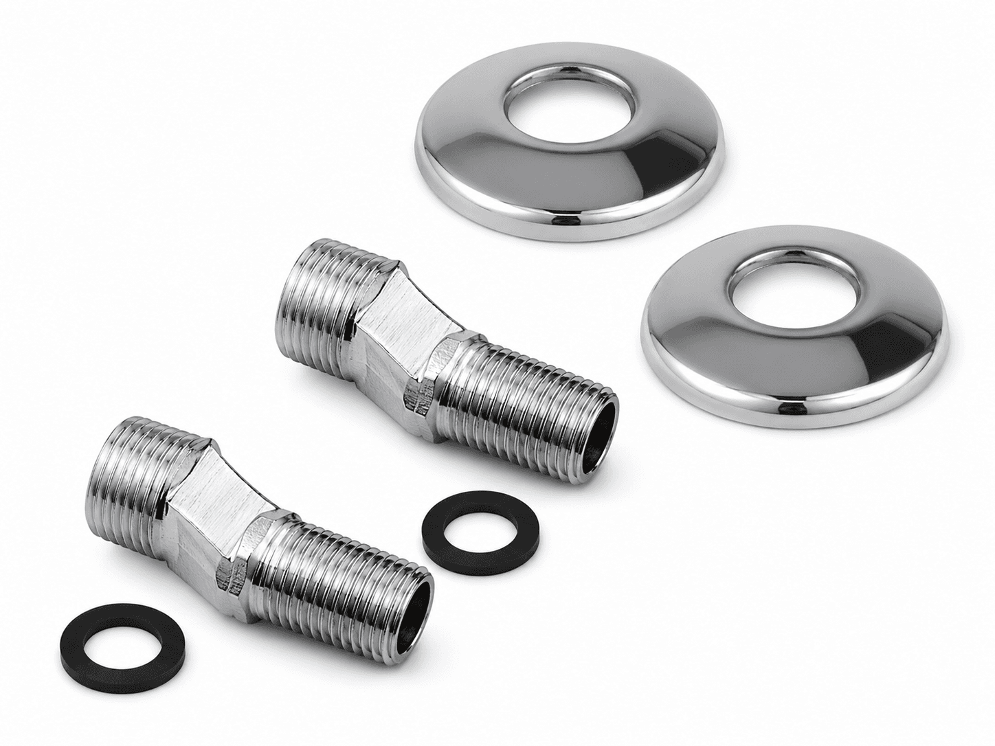 Wall Mixer Legs And Flanges | Assists Neat Wall Mixer Installation | Complete Bathroom Mixer Fitting Set