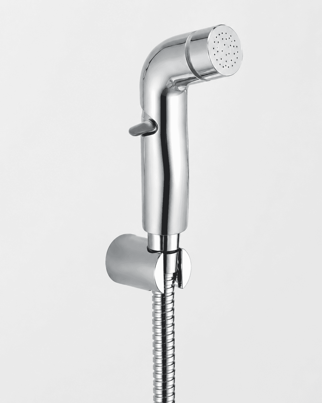 Hand Spray | Size: 1mtr Tube And Bracket | Supports Easy Toilet Cleaning Use | Chrome Finish