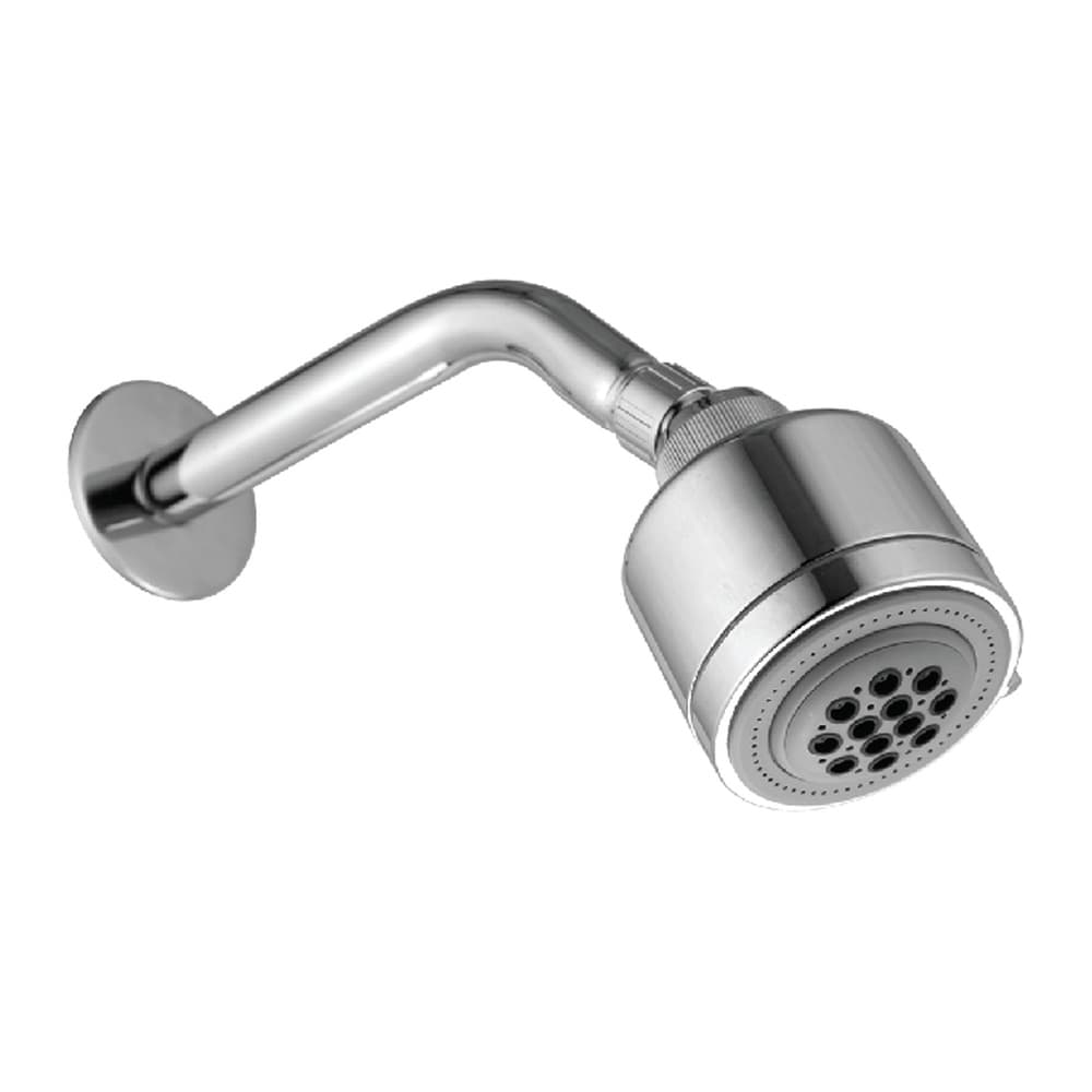 Self Cleaning Nozzle Shower With Arm | Size: 9" Arm | Reduces Maintenance And Keeps Water Flow Smooth