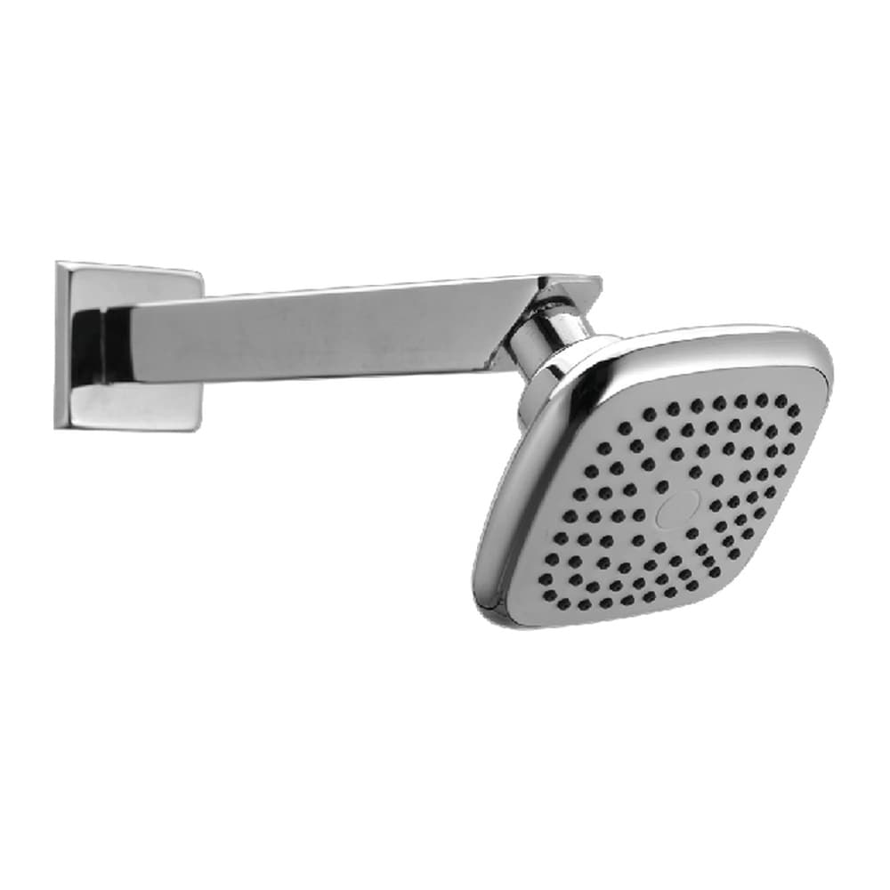 Square Head Even Spray Shower 3" with Arm | Size: 9" Arm | Provides Comfortable And Consistent Water Flow