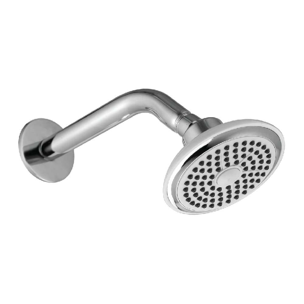 Round Shower 4" with Arm | Size: 9" Arm | Supports Organized Everyday Bathroom Use
