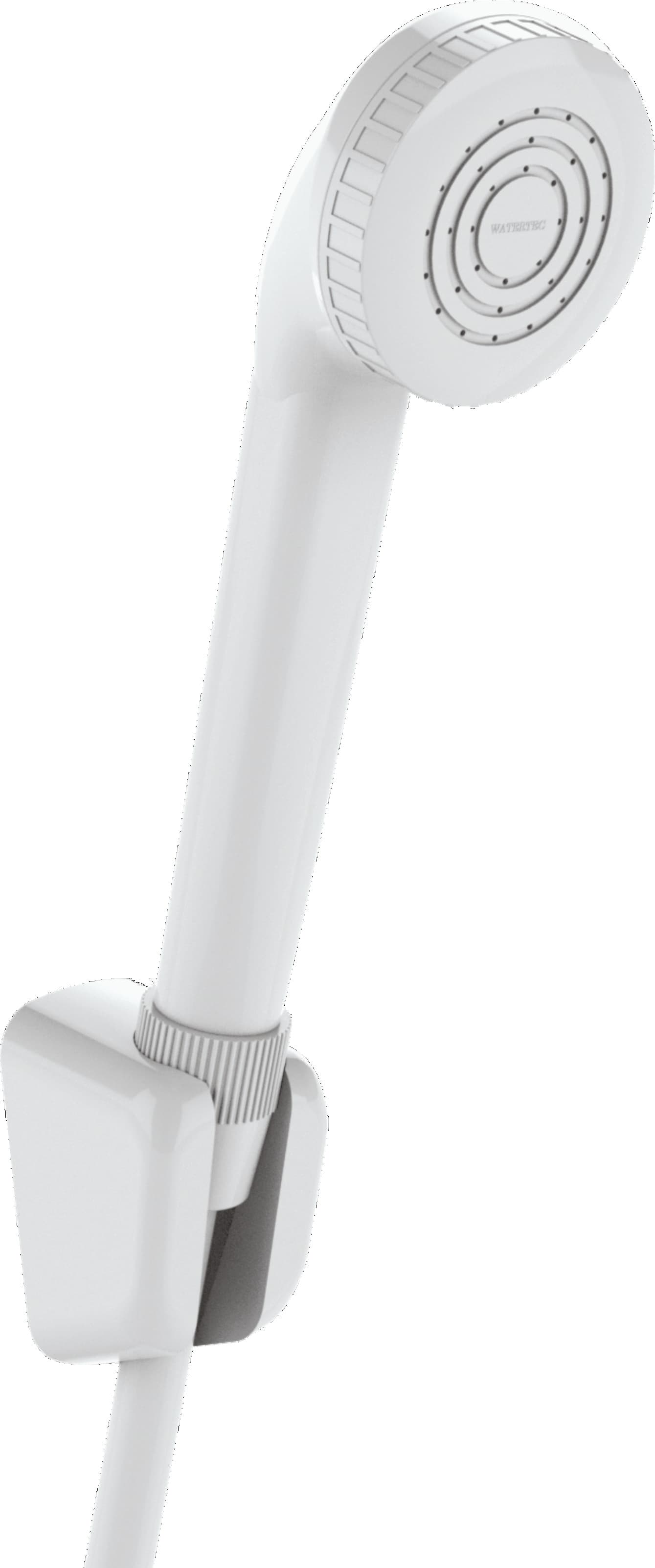 Hand Shower with Connection Tube | Material: ABS Plastic | Finish: White Colour