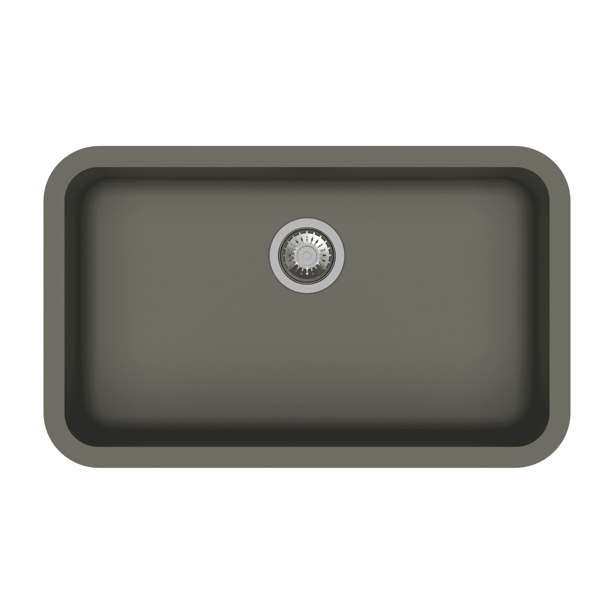 New Jumbo Series Double Bowl Quartz Kitchen Sink 32" x 20" x 9" (812 x 495 x 225mm) | Concrete Finish | Under Mount Installation | Included Accessories: Plumbing Kit | Slab Cutting Size: 362 x 425mm + 362 x 425mm