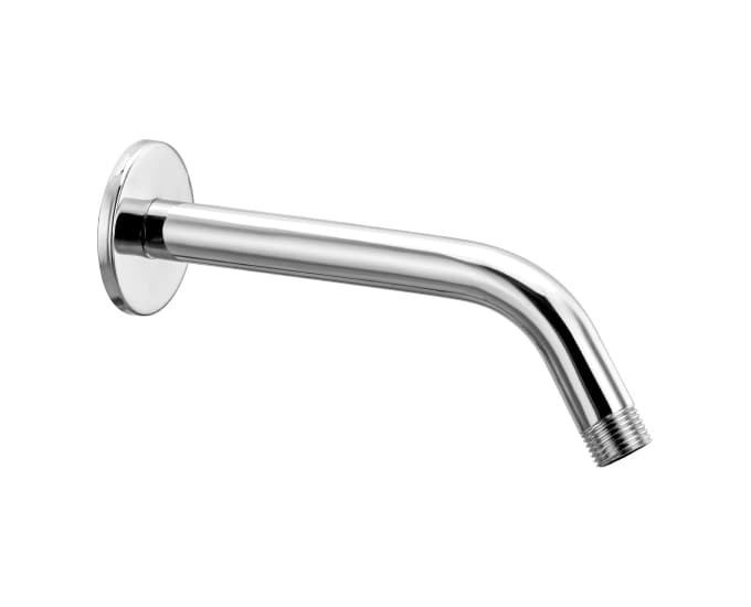Overhead Shower Arm Round 230 mm (9") With Wall Flange | Chrome Finish
