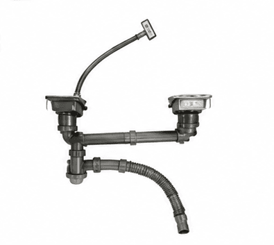 Kitchen Sink Double Square Drainer Kit | For LID Series Sinks