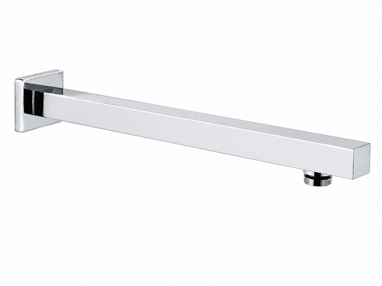 Square Arm Wall Mounted | Size: 9" | Provides Balanced Shower Head Support | Chrome Finish
